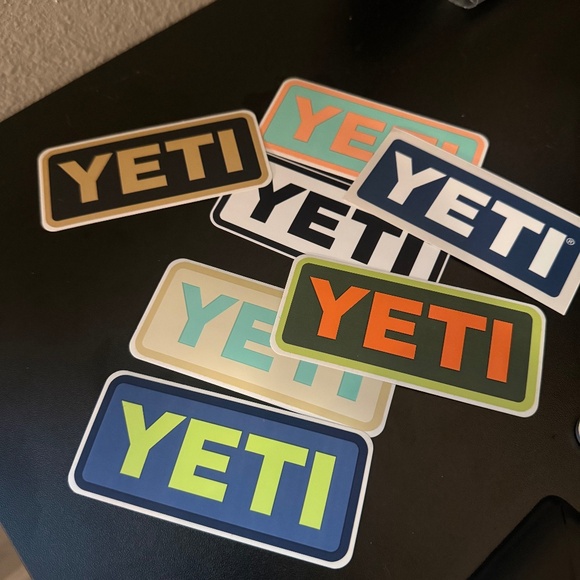 Lot of Yeti Tumbler Cup Stickers (7) - Picture 1 of 1
